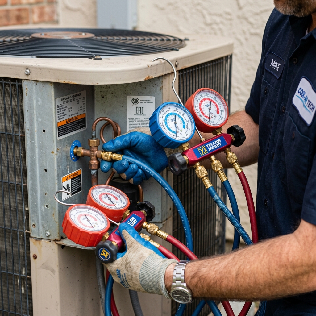 AC gas filling Qatar